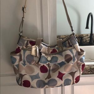 Authentic Coach gender neutral diaper bag